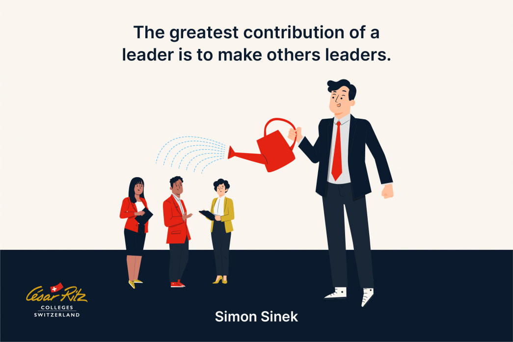 The greatest contribution of a leader is to make others leaders